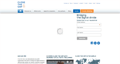 Desktop Screenshot of close-the-gap.org